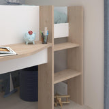 Halvhøy barneseng med skrivebord 90x200 image