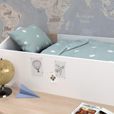 Halvhøy barneseng med skrivebord 90x200 image