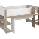 Halvhøy barneseng med skrivebord 90x200 image