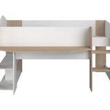 Halvhøy barneseng med skrivebord 90x200 image