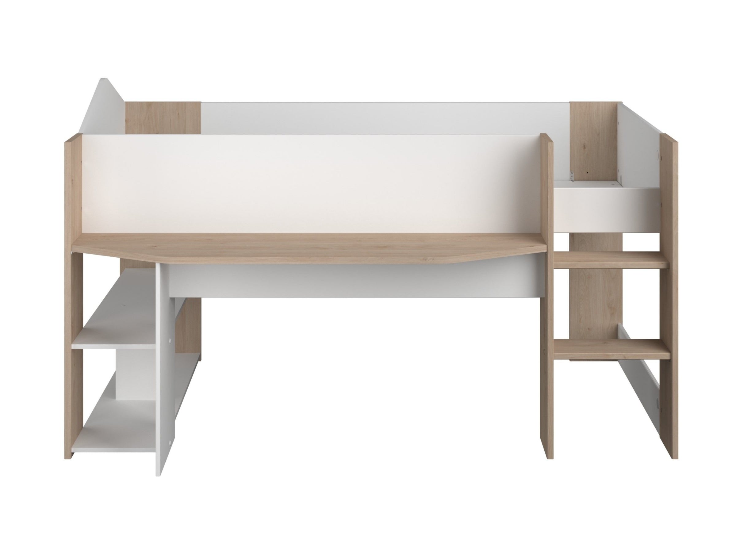Halvhøy barneseng med skrivebord 90x200 image
