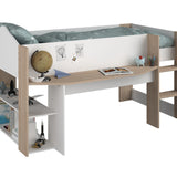 Halvhøy barneseng med skrivebord 90x200 image