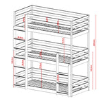 Trippel køyeseng 90x200 - TED image