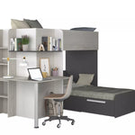 Palatino køyeseng med skrivebord - Shade - 90x190 image