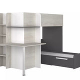 Palatino køyeseng med skrivebord - Shade - 90x190 image