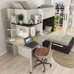 Palatino køyeseng med skrivebord - Shade - 90x190 image