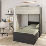 Palatino køyeseng med skrivebord - Shade - 90x190 image