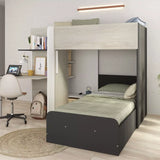 Palatino køyeseng med skrivebord - Shade - 90x190 image