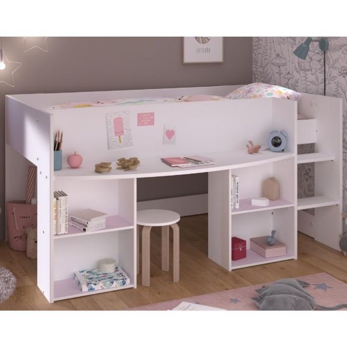 halvhøy seng emd skrivebord image