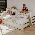 Barneseng med Gjesteseng og 2 skuffer 90x200 - SENSO image