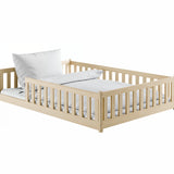 Montessori-seng MATI 140x200 – trygg og stilren barneseng i Natur - INTRODUKSJONSPRIS! image