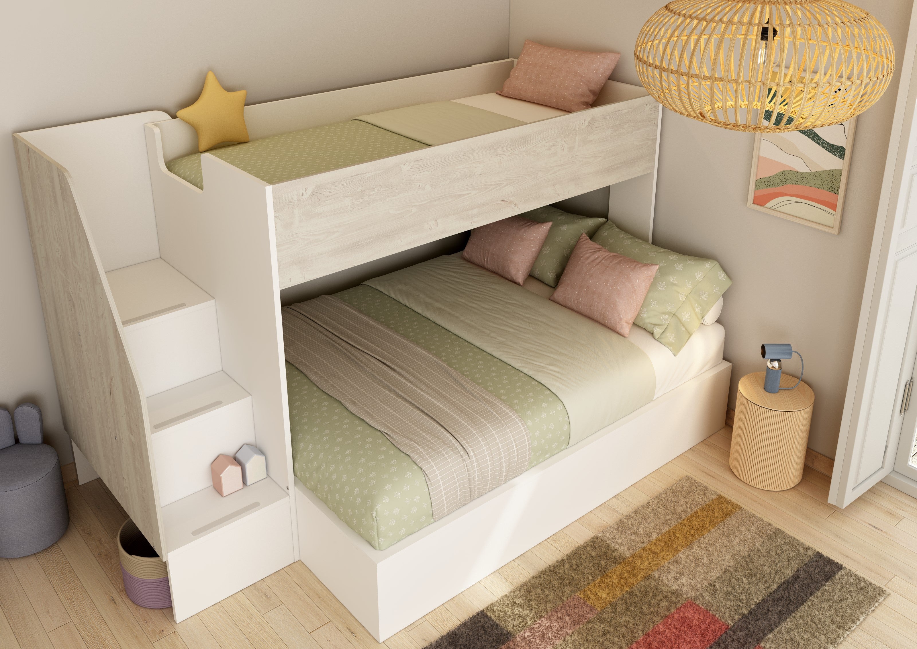 Køyeseng Easy family 90x200/140x200