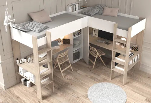 ALEXANDRA 90x200 Kombinert Loftseng