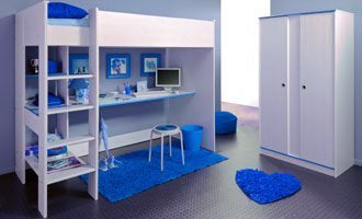 Loftseng med skrivebord image