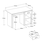 Parisot Biotiful 90x200 - Paketpris säng+skrivbord - KAMPANJ image