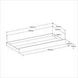 Skuff til Bibop hvit køyeseng for 3 barn image