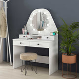 Sminkebord Star - Trasman HVIT image