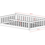 OTIS Montessori Gulvseng 120x200 cm – Askgrå image