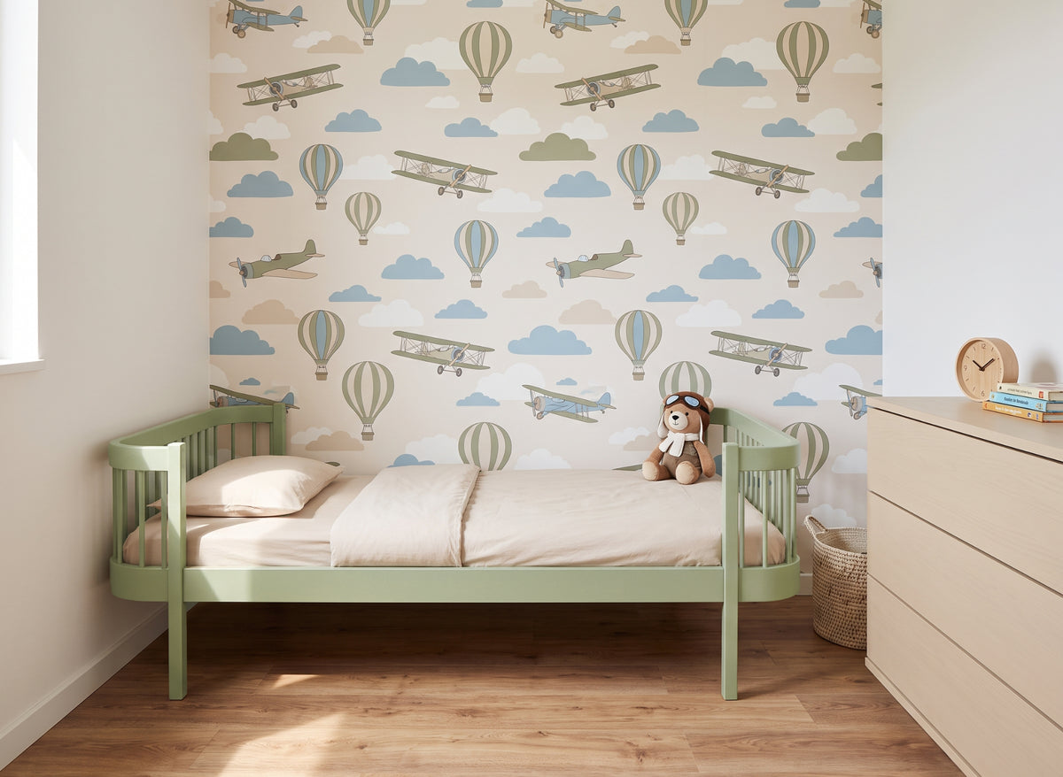 HEART barneseng 90x200 – Oliven