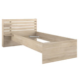 Escale seng 90x200 med 2 skuffer i Japanese Oak image