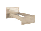 Escale seng 90x200 med 2 skuffer i Japanese Oak