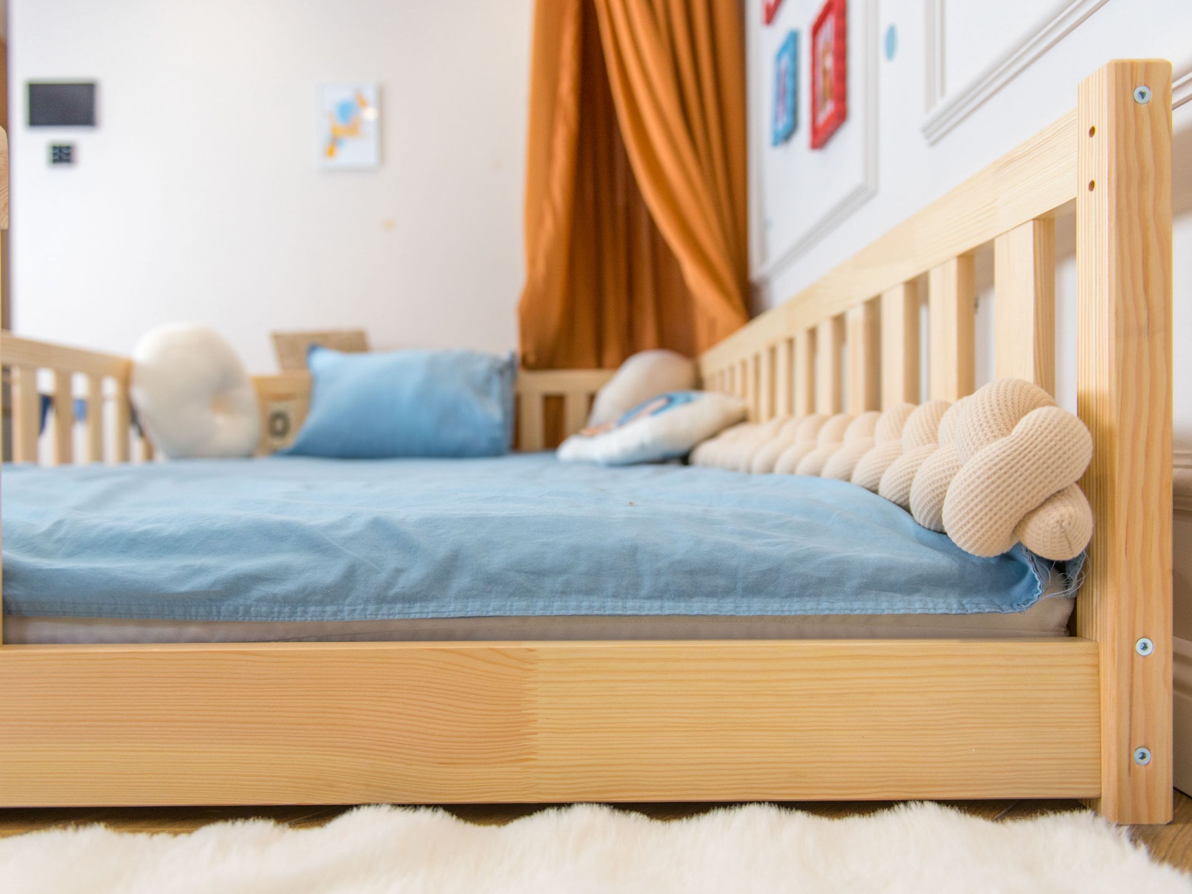 LEVI Gulvseng 140x200 – Romslig Montessori-seng i skandinavisk design image