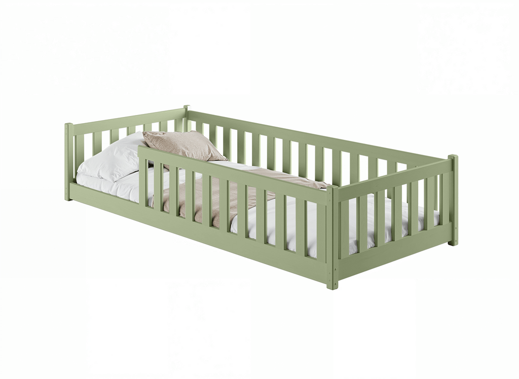 Bella juniorseng 80x180 Oliven – perfekt kombinasjon av design og funksjon