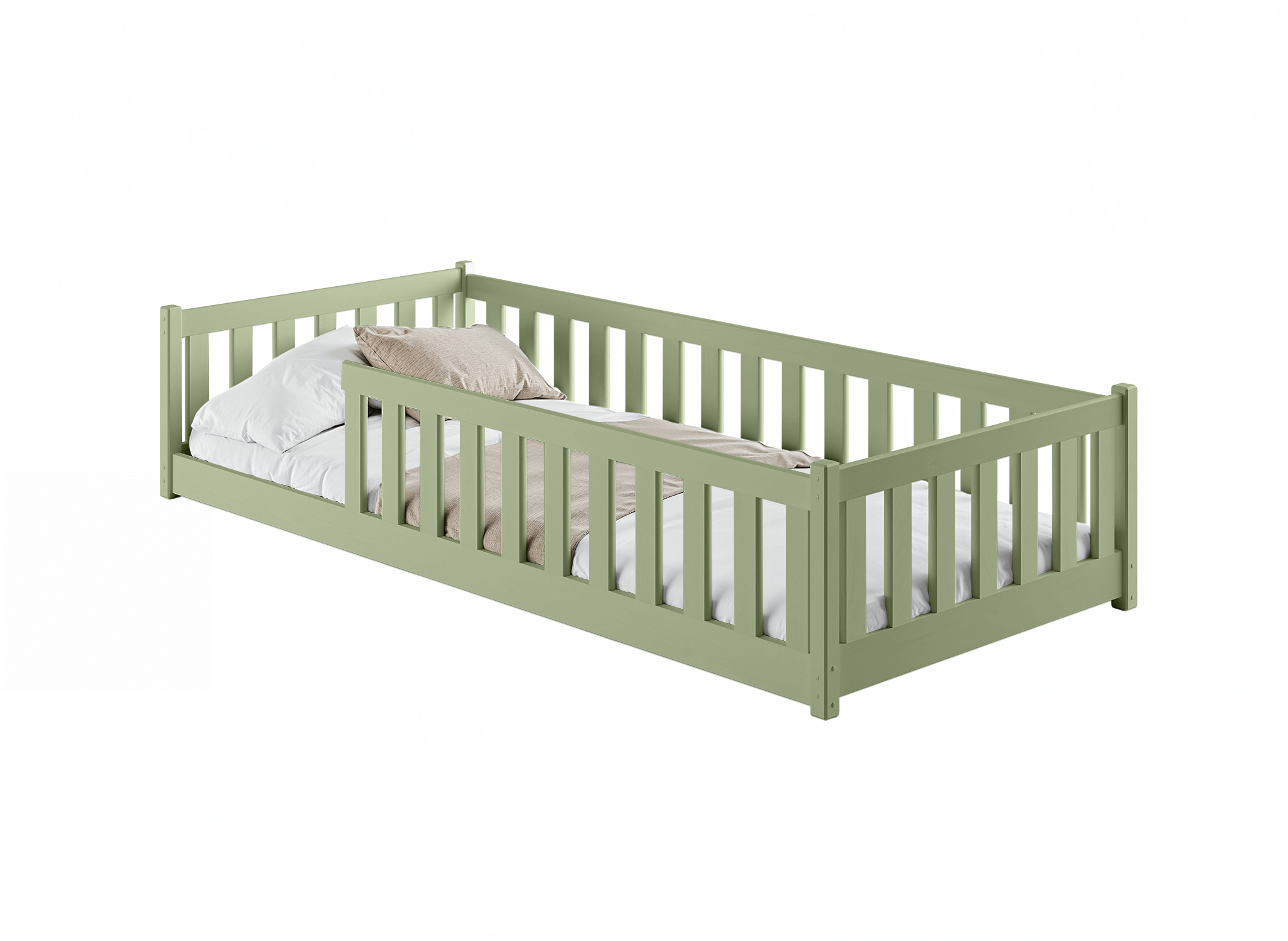 Bella juniorseng 80x180 Oliven – perfekt kombinasjon av design og funksjon