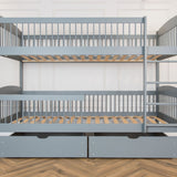 Luna Køyeseng 80x180 - Popiel image