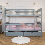 Luna Køyeseng 80x180 - Popiel image