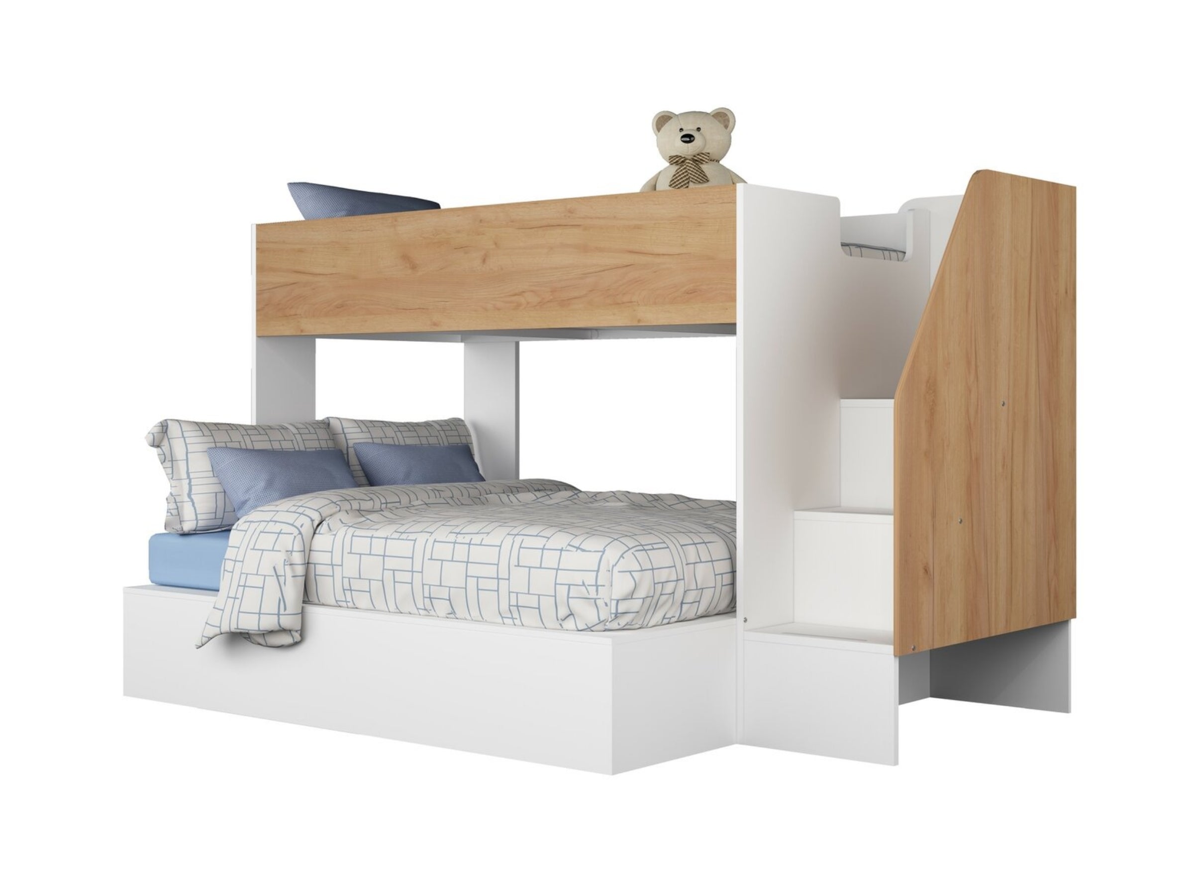 Køyeseng Easy family 90x200/140x200 - NATUR
