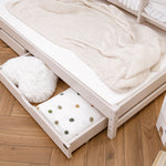 Blanka Køyeseng 90x200 – Uttrekkbar Gjesteseng og Oppbevaringsskuffer - Kaszmir image