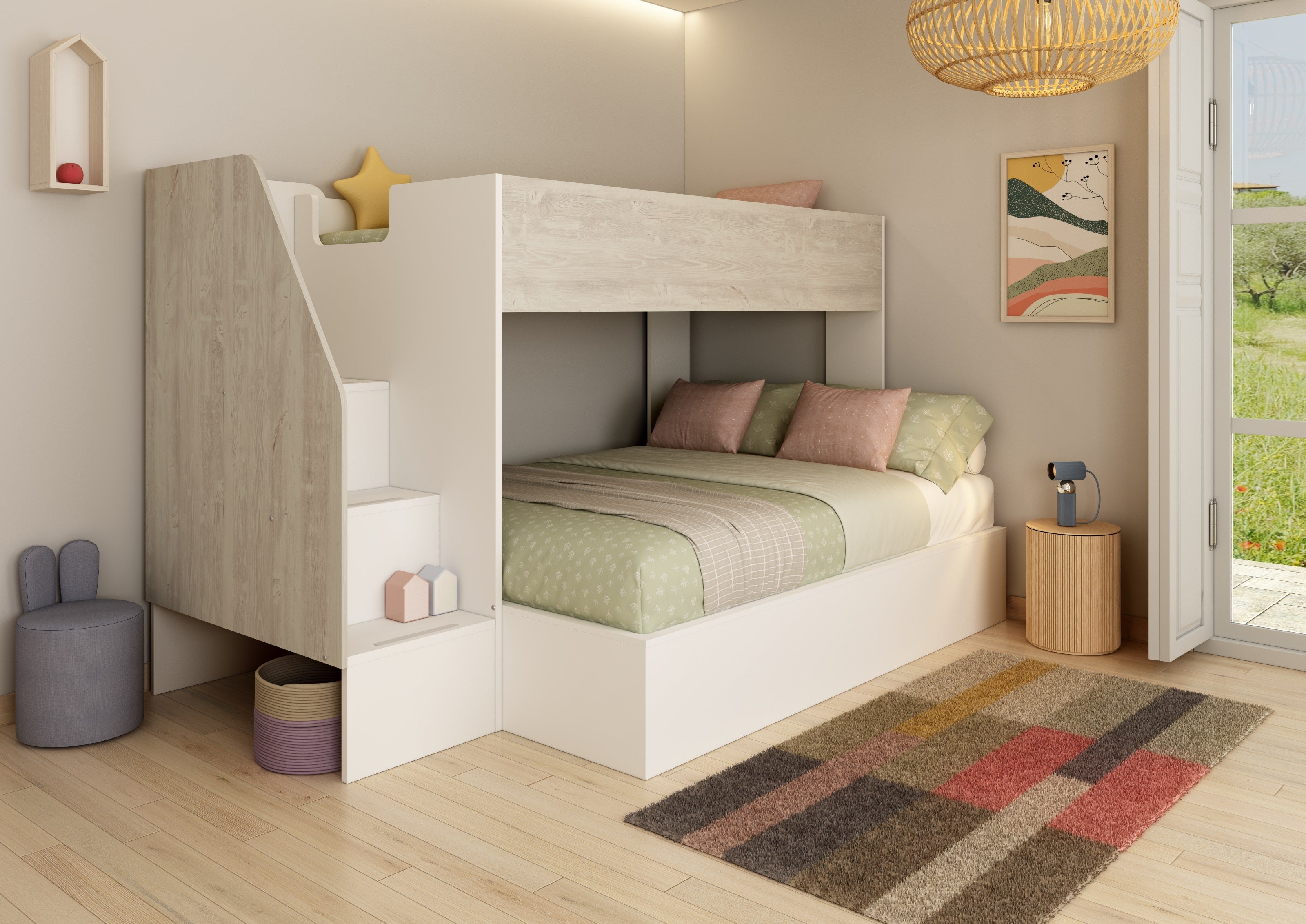 Køyeseng Easy family 90x200/140x200