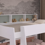 Køyeseng LEO 2 - 90x200 - Terracotta & Salviegrønn image