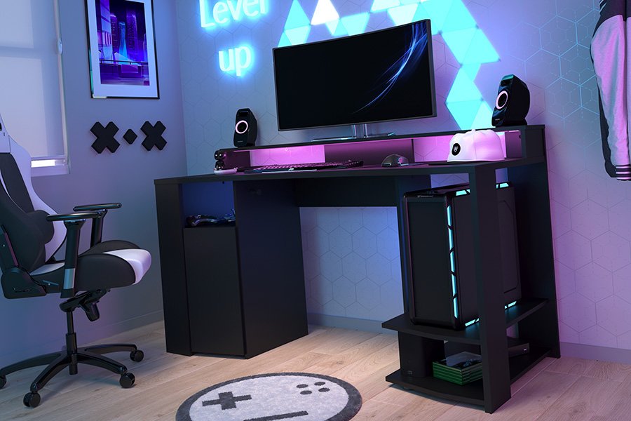 Gamingbord med LED-lys fra Parisot
