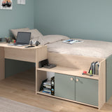 Halvhøy seng med skrivebord 90x200 - JADE image