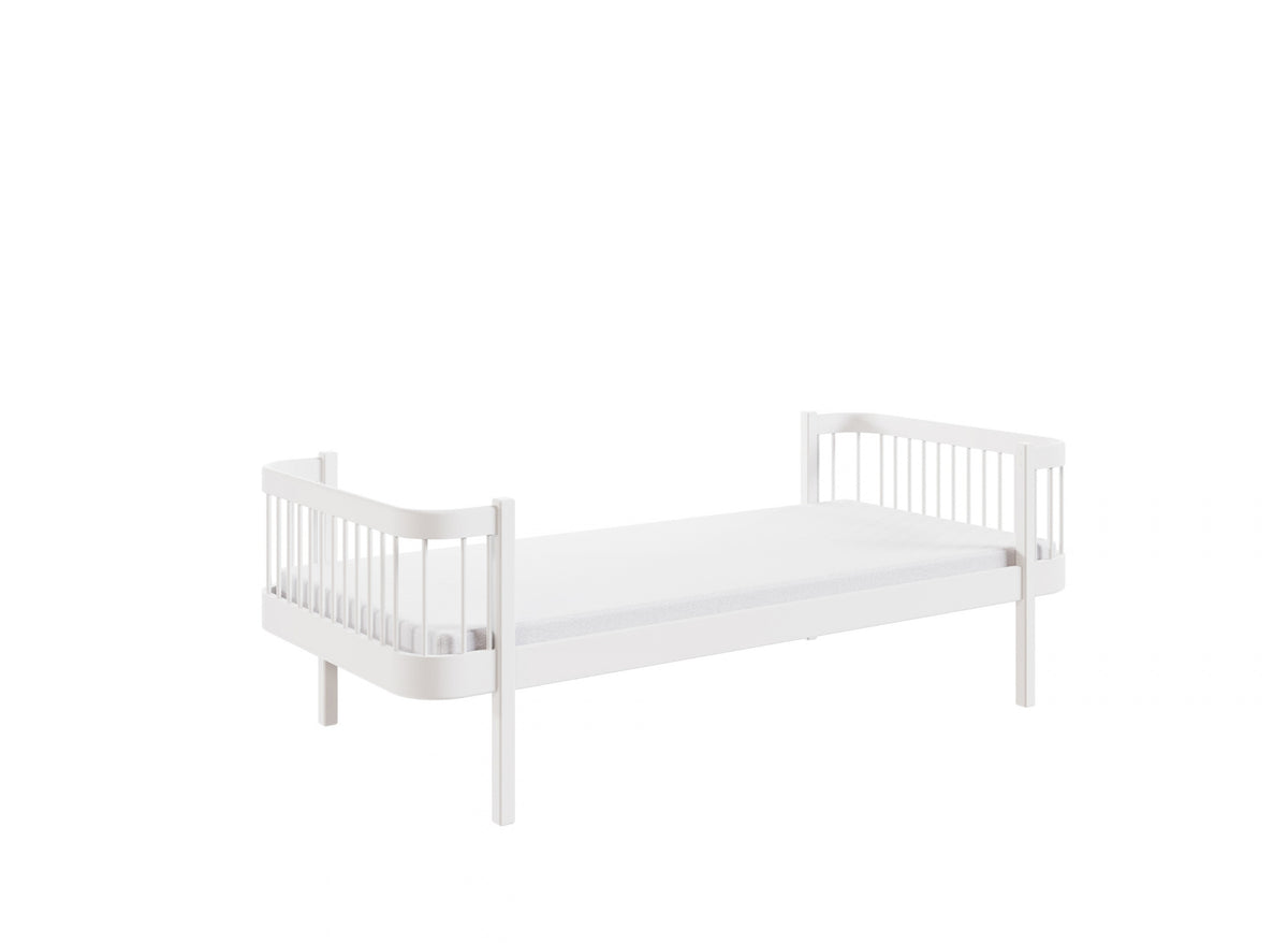 HEART barneseng 90x200 – Hvit