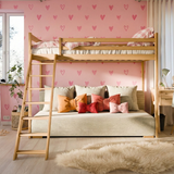 Køyeseng 90x200 med sovesofa 140x200 | SOFINO Furu Beige image