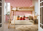 Køyeseng 90x200 med sovesofa 140x200 | SOFINO Furu Beige