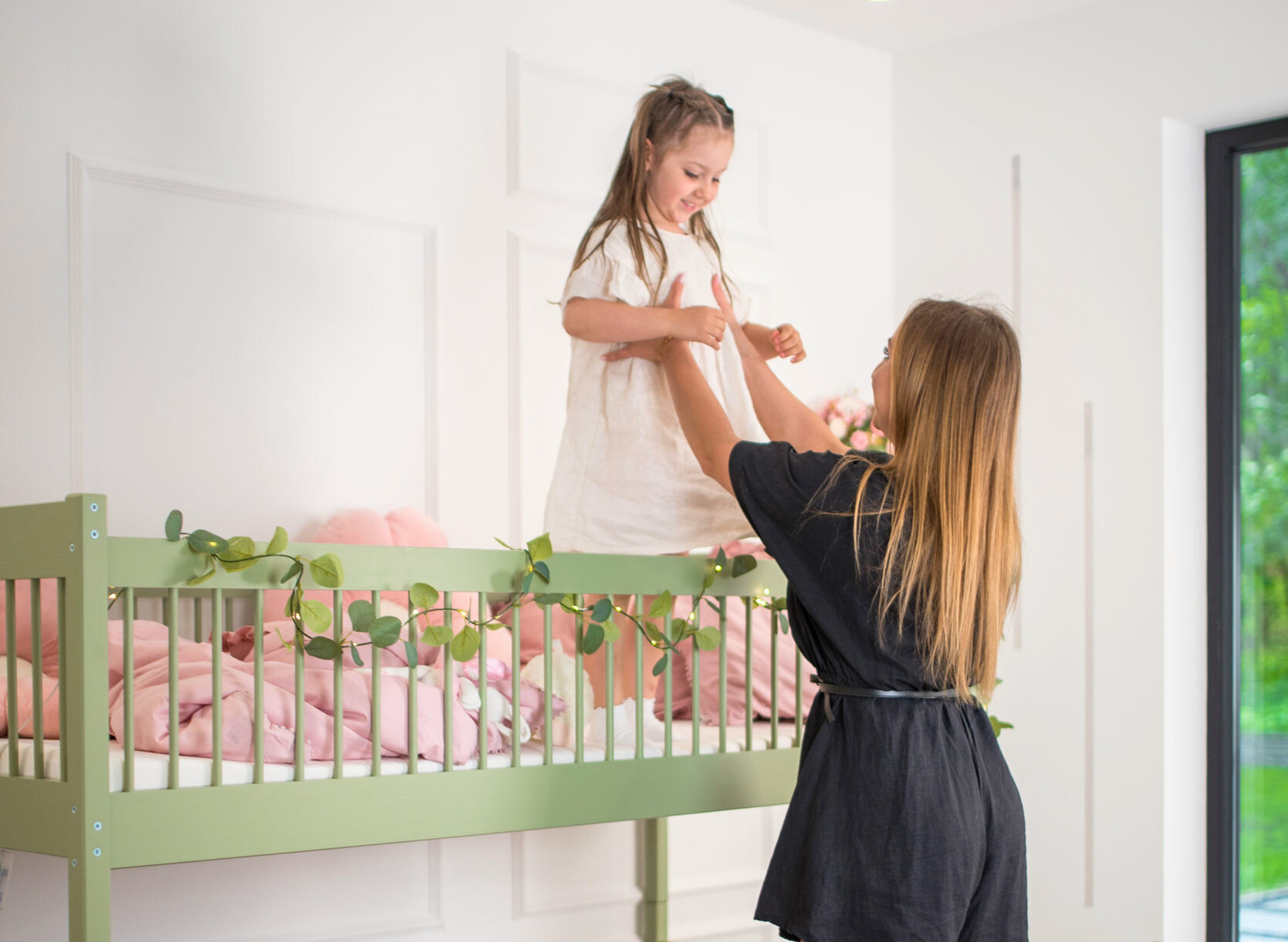 BOSTON 80x180 olivengrønn køyeseng image