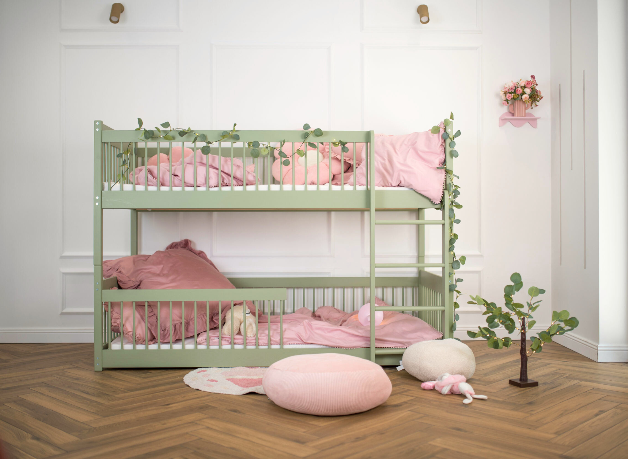 BOSTON 80x180 olivengrønn køyeseng image