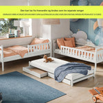 Blanka Køyeseng 90x200 – Uttrekkbar Gjesteseng og Oppbevaringsskuffer - Kaszmir image