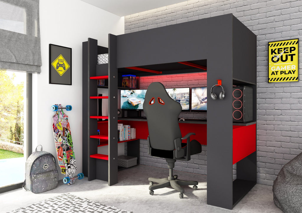 Loftseng High Ultimate Gamer 90x200