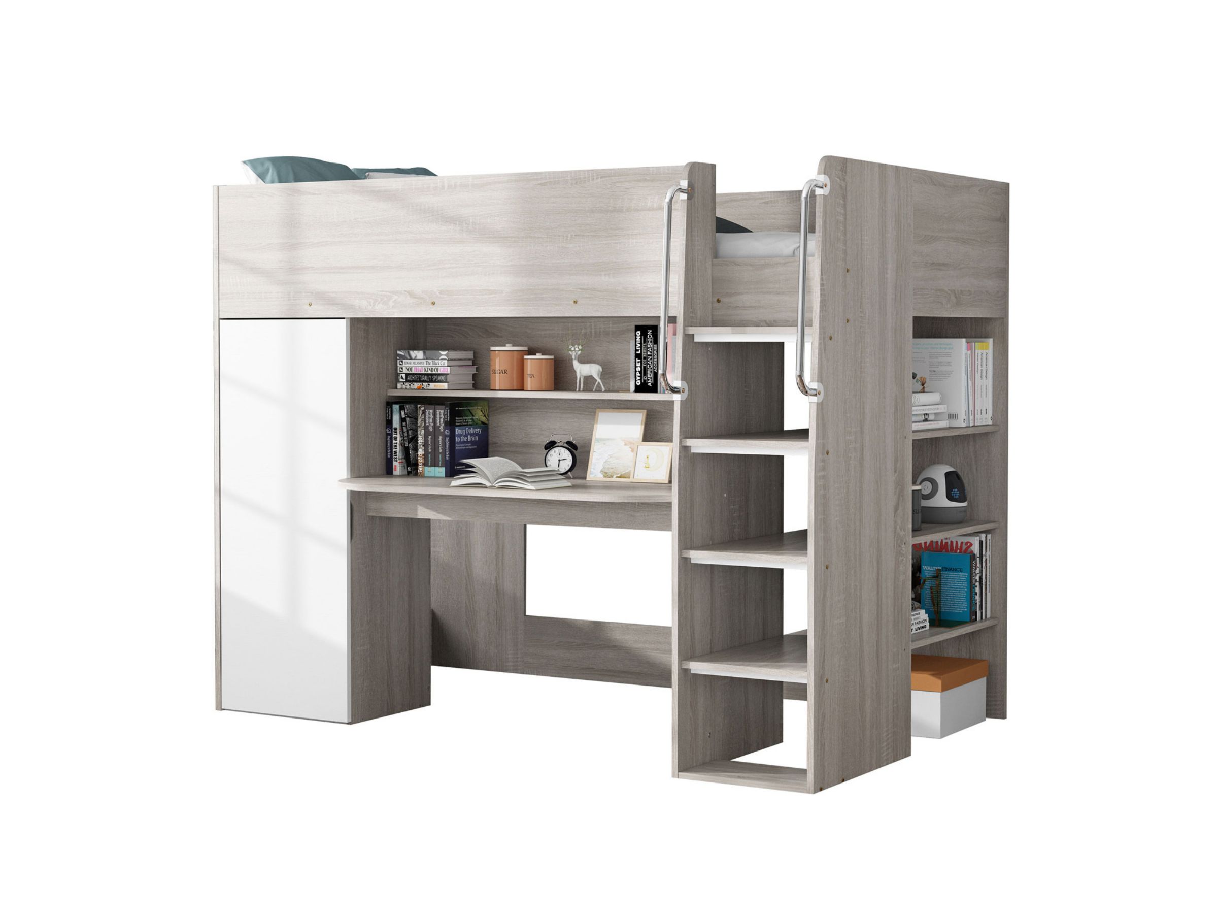 Loftseng med skrivepult 90x200 - Horizon image