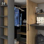 Grayson loftseng med skrivebord og garderobe image