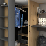 Grayson loftseng med skrivebord og garderobe image