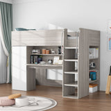 Loftseng med skrivepult 90x200 - Horizon image
