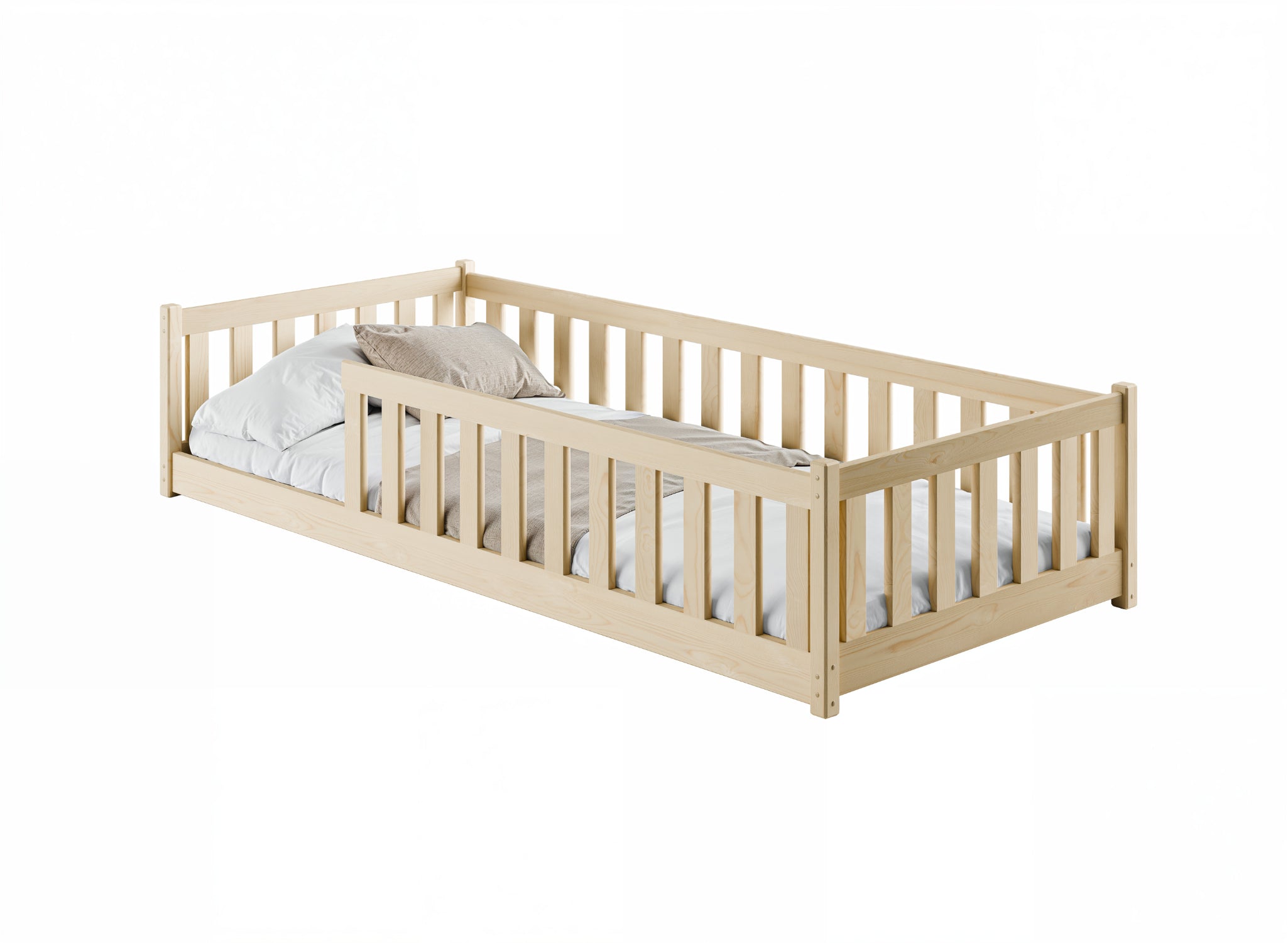 Bella Montesorri seng 90x200 - NATUR