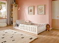 Montessori gulvseng for barn 120x200 Otis - HVIT