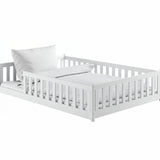 Montessori-seng MATI 140x200 – trygg og stilren barneseng i hvit - INTRODUKSJONSPRIS! image